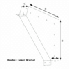 double corner brackets