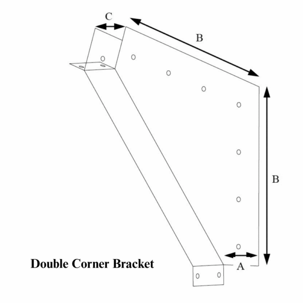 double corner brackets