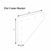 flat corner bracket