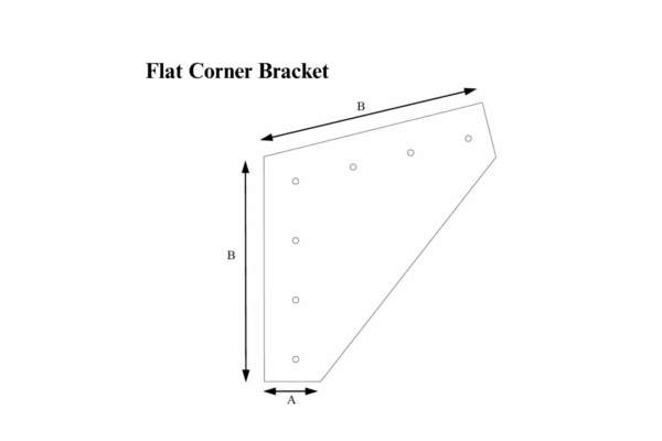 flat corner bracket