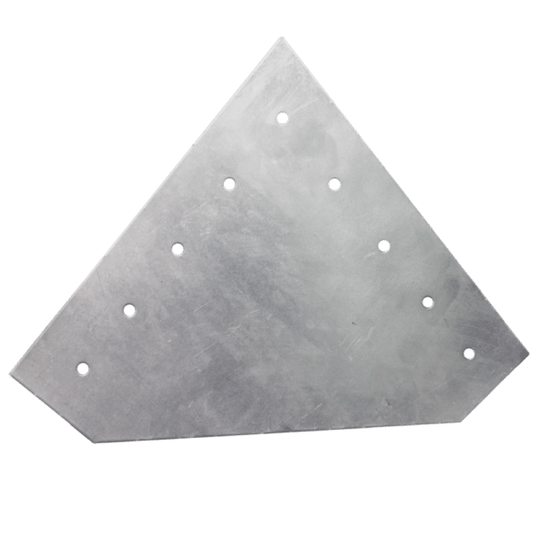 Flat Corner Brackets- Metal Carport Supplies